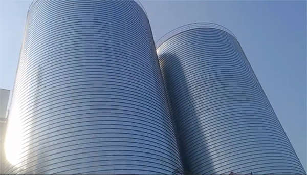 阿尔山2座混凝土高架卷板仓